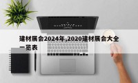 建材展会2024年,2020建材展会大全一览表