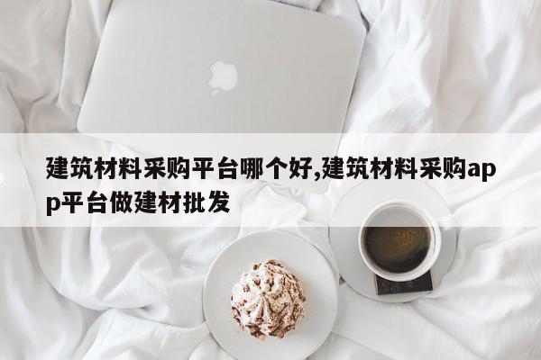 建筑材料采购平台哪个好,建筑材料采购app平台做建材批发